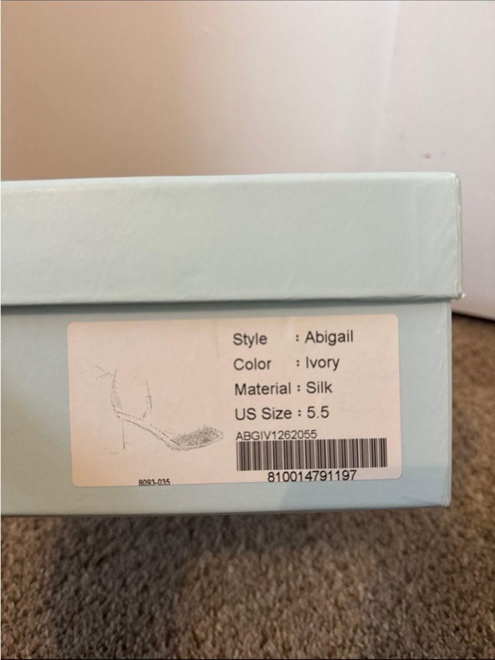 Bella Belle Ivory Lace Pointed Heels - Picture 5 of 6